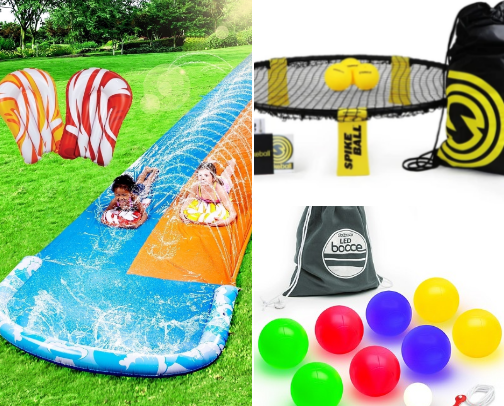 Outdoor Games & Activities cover photo collage