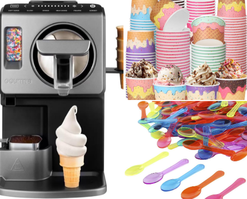 It's an ice cream party! cover photo collage