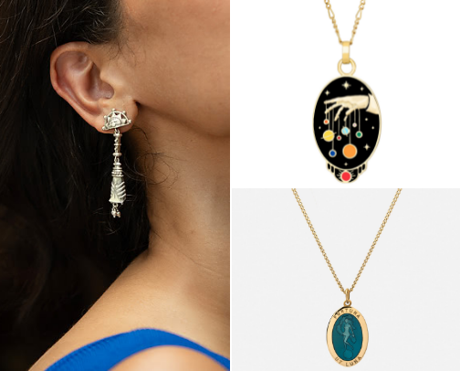 Boho and Unique Jewelry cover photo collage