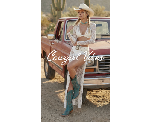 Cowgirl Vibes cover photo collage