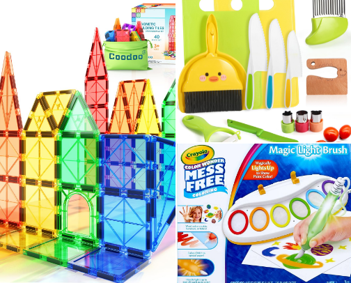 Toddler Christmas Gift Ideas cover photo collage