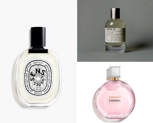 Women Perfumes cover photo collage