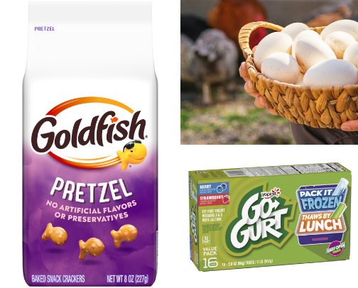 What the kids ask for by name aka snacks cover photo collage