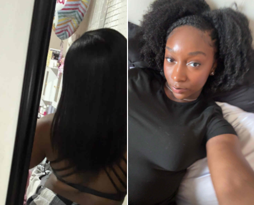 kinky hair don’t care cover photo collage