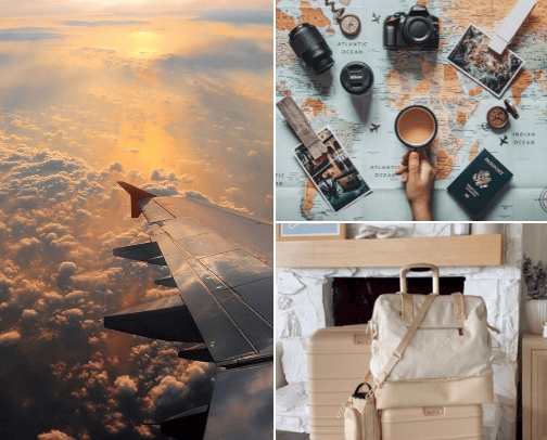 The best for traveling cover photo collage