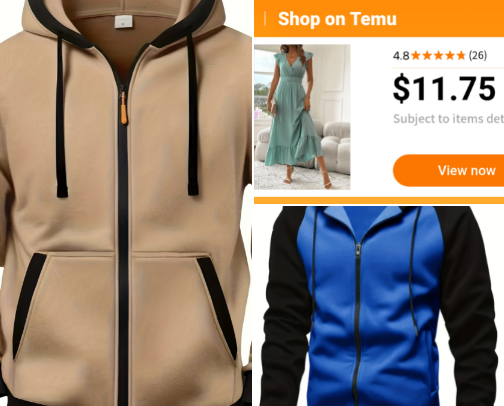 Clothes cover photo collage
