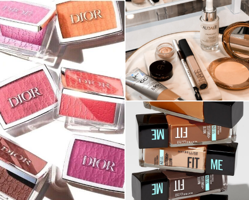 MAKE UP 💄 cover photo collage