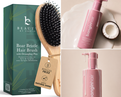 my favorite hair care / growth products cover photo collage
