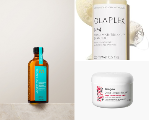 Everything for hair in one place 🎀 cover photo collage