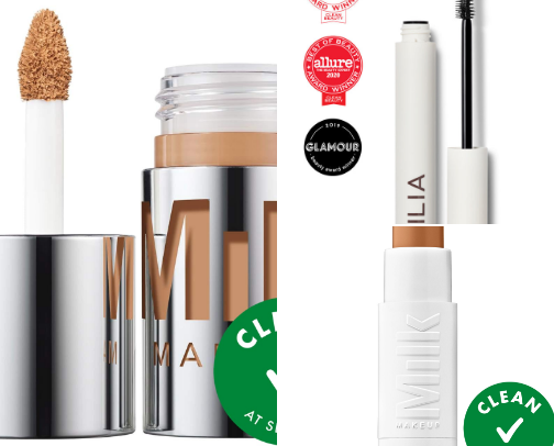Clean non-toxic cosmetics cover photo collage