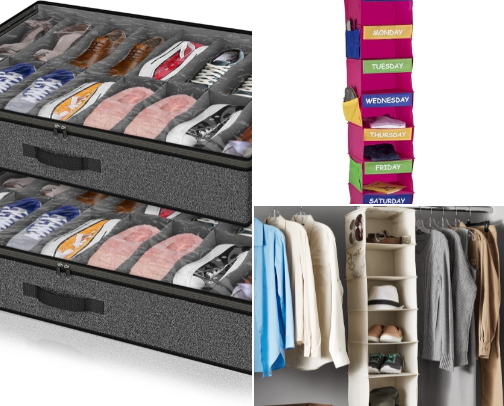 Closet organization essentials cover photo collage