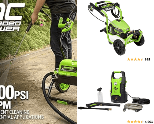 Best Budget Pressure Washers For Home, Car & Commercial Use cover photo collage