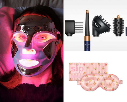 Let’s glow up and never look back cover photo collage