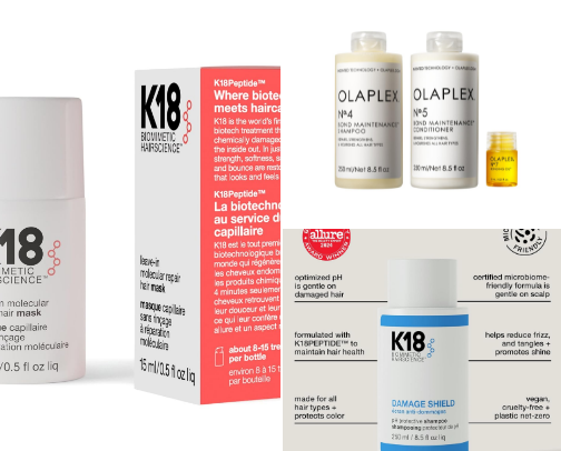 Hair Care Essentials - Shampoo, Conditioner & Treatment for Healthy Hair cover photo collage