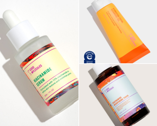 Skincare cover photo collage