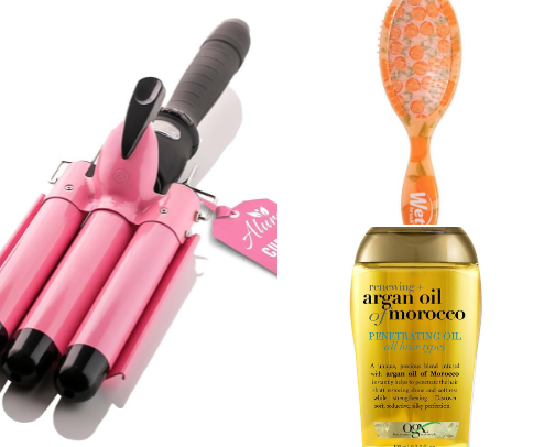 Hair Products and Tools cover photo collage