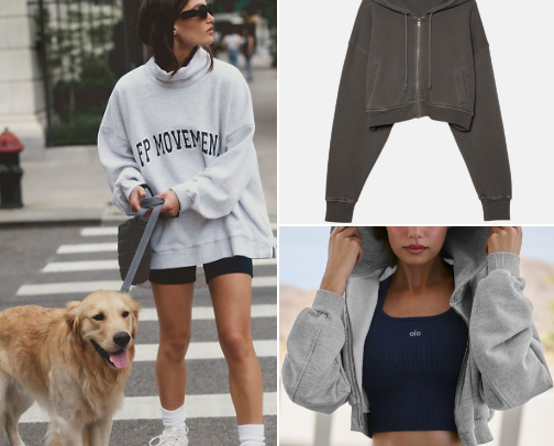 Athleisure/Comfy fits cover photo collage