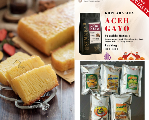 A Taste of Indonesia: Iconic Snacks & Coffee from Various Cities cover photo collage
