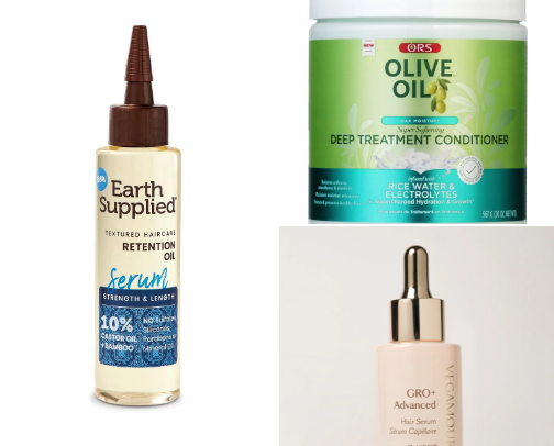 My Hair Glow-Up Recs cover photo collage