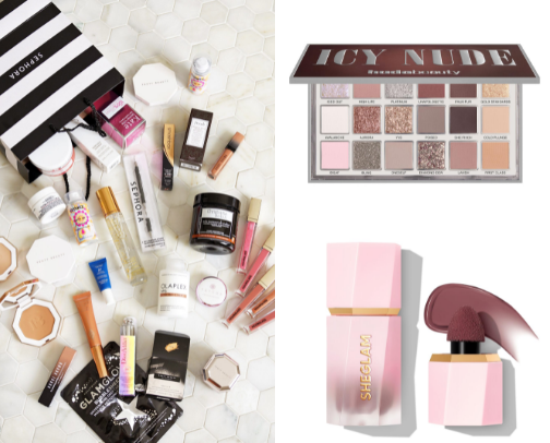 Make up and beauty cover photo collage