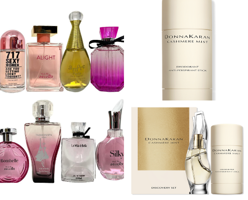 Women Fragrances cover photo collage