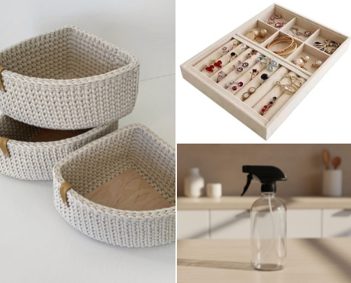 Sunday Reset Essentials Clean Space, Clear Mind cover photo collage