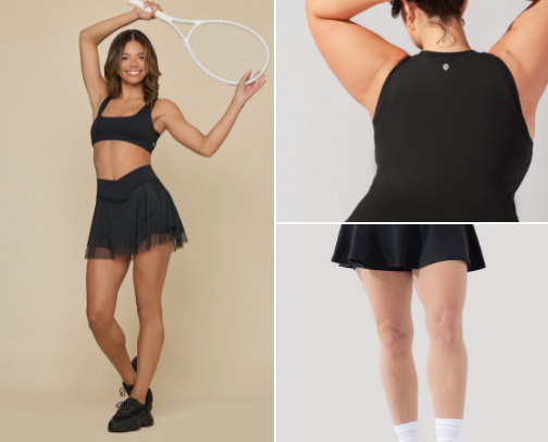 Clothing for a plus-sized girlie cover photo collage