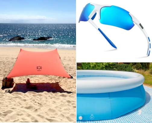 Summertime cover photo collage