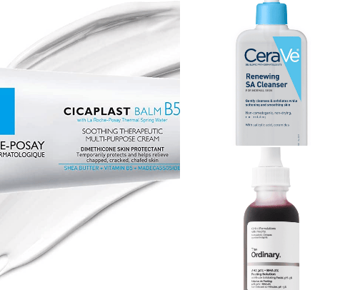 Skin care cover photo collage