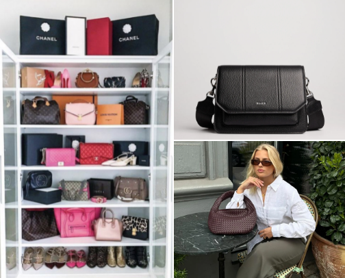 Bags and Purse🤍👜👝 cover photo collage