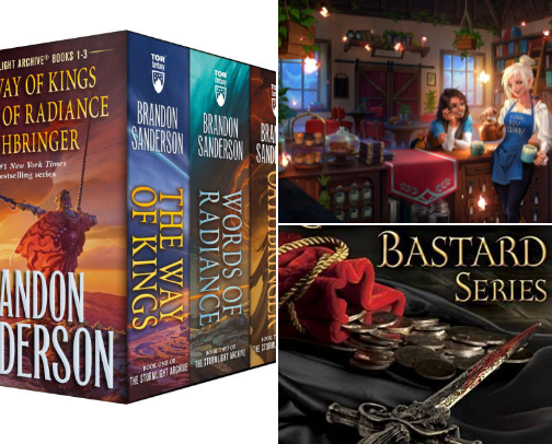 My Favorite Fantasy Book Recs cover photo collage