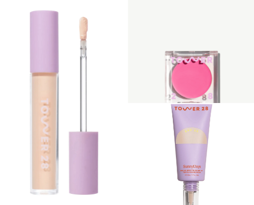 clean girl makeup cover photo collage