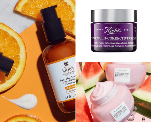 Skin care cover photo collage