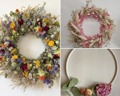 Dried Flower Wreaths That Stopped My Front Door From Looking Sad Year-Round cover photo collage