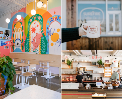 The best coffee in Nashville ☕️✨ cover photo collage