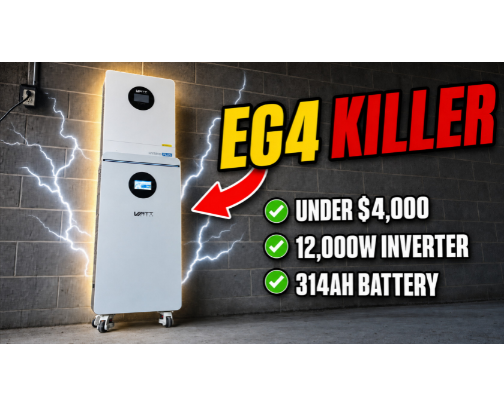 Whole-Home Solar Backup for UNDER $4,000?! WattCycle Did It! cover photo collage