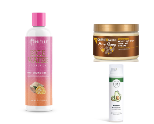 Natural Hair Products cover photo collage