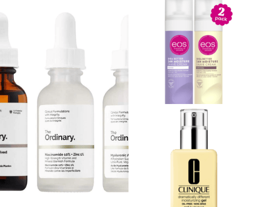 Skin care cover photo collage