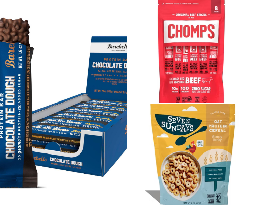 My Favorite High Protein Snacks cover photo collage