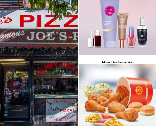 Mixed items cover photo collage