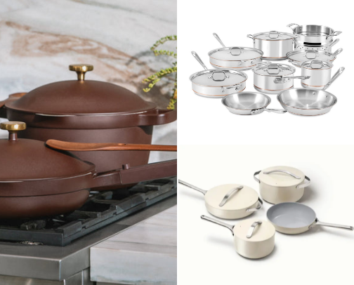 Non-toxic cookware cover photo collage