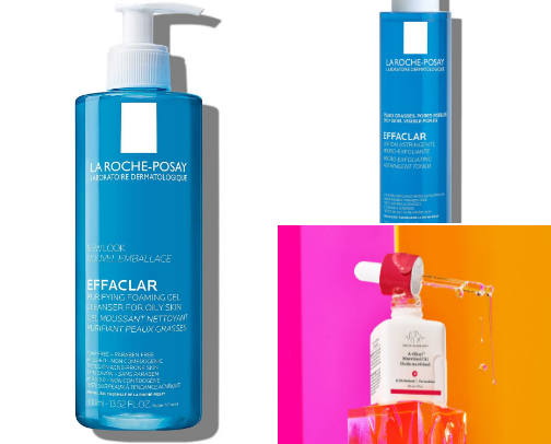 Morning skincare essentials for women with PCOS cover photo collage