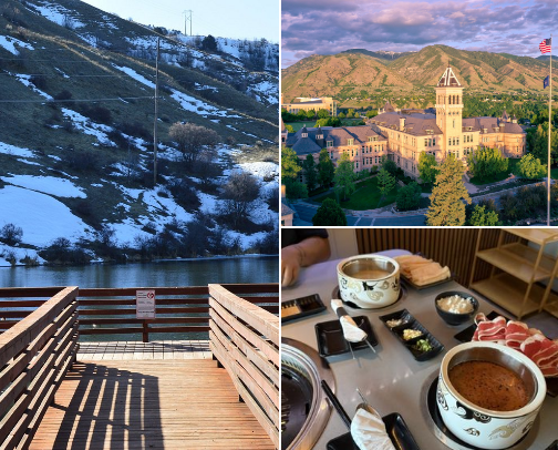 The beautiful Logan Utah cover photo collage