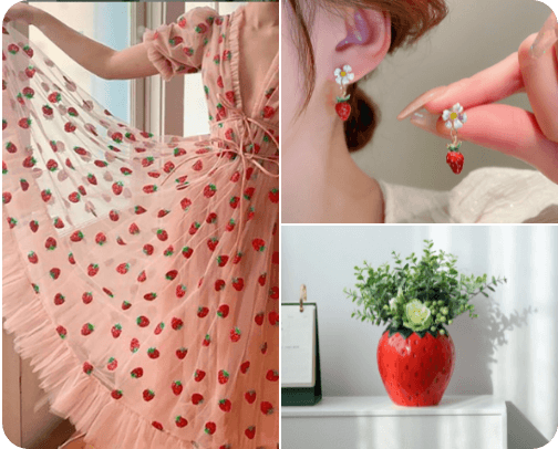 everything strawberry cover photo collage