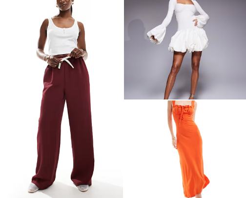 Clothing cover photo collage