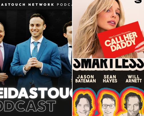 Podcasts Everyone’s Talking About cover photo collage