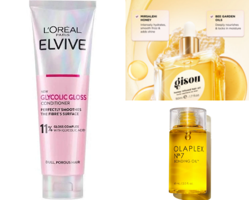 hair care cover photo collage
