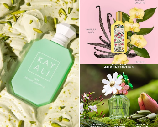 Summer fragrances you will find in my curated collection cover photo collage