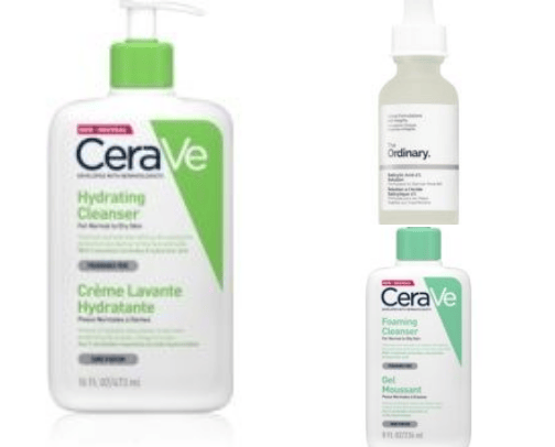 Skin care cover photo collage
