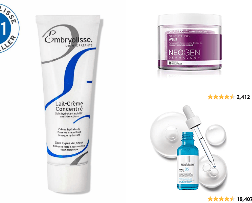 Best skincare products😇 cover photo collage
